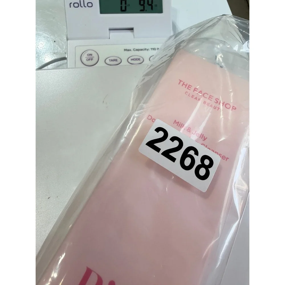 The Face Shop Rice Water Bright Milk & Jelly Double Foaming Cleanser 190ml 6.4oz